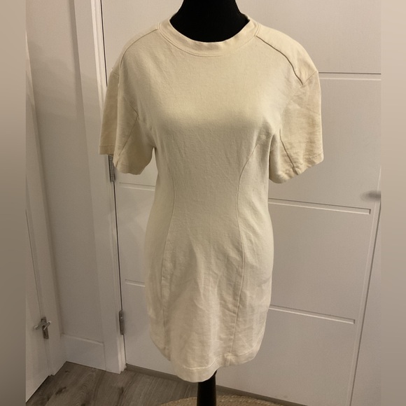 Rag’n’Bone Lilith Mini  Cream T Shirt   dress . - Picture 5 of 13